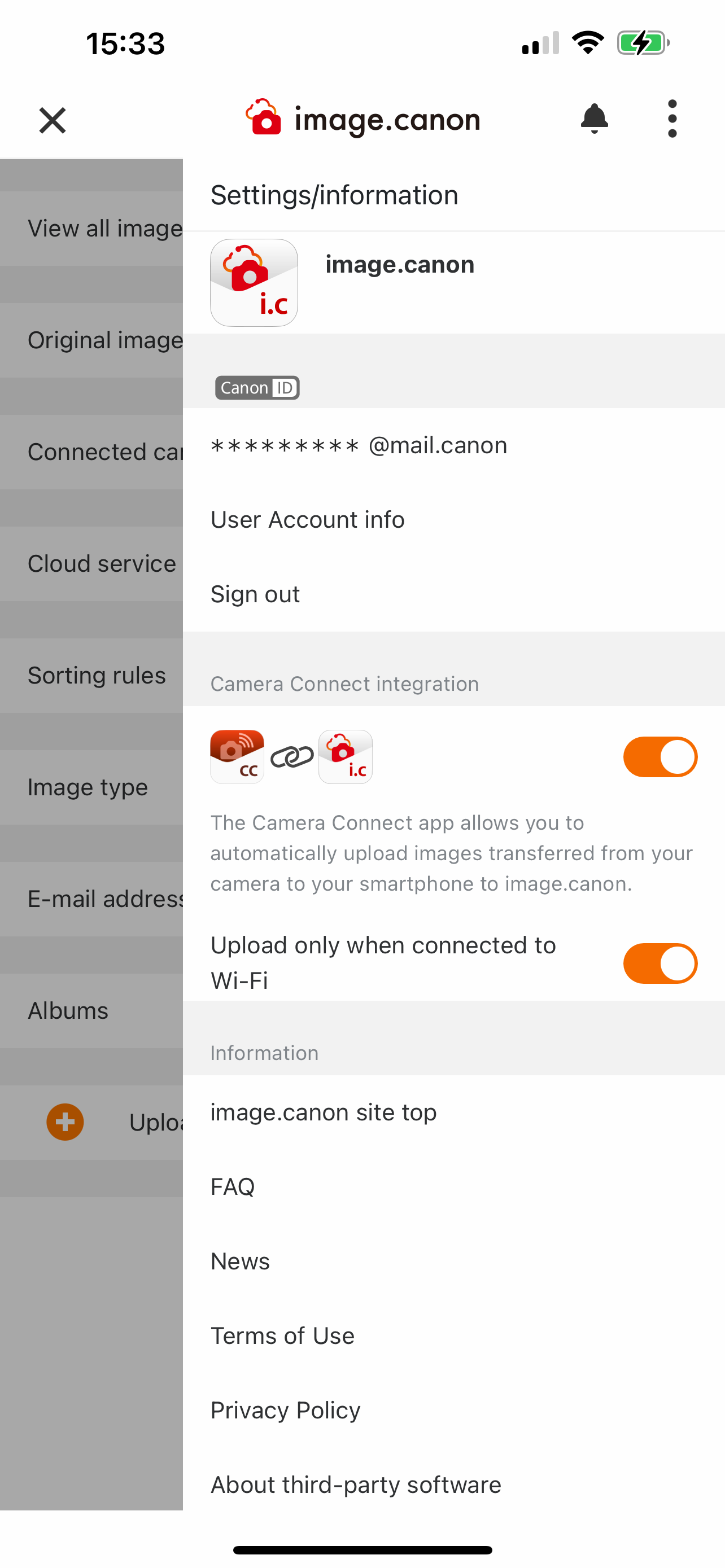 screen image
