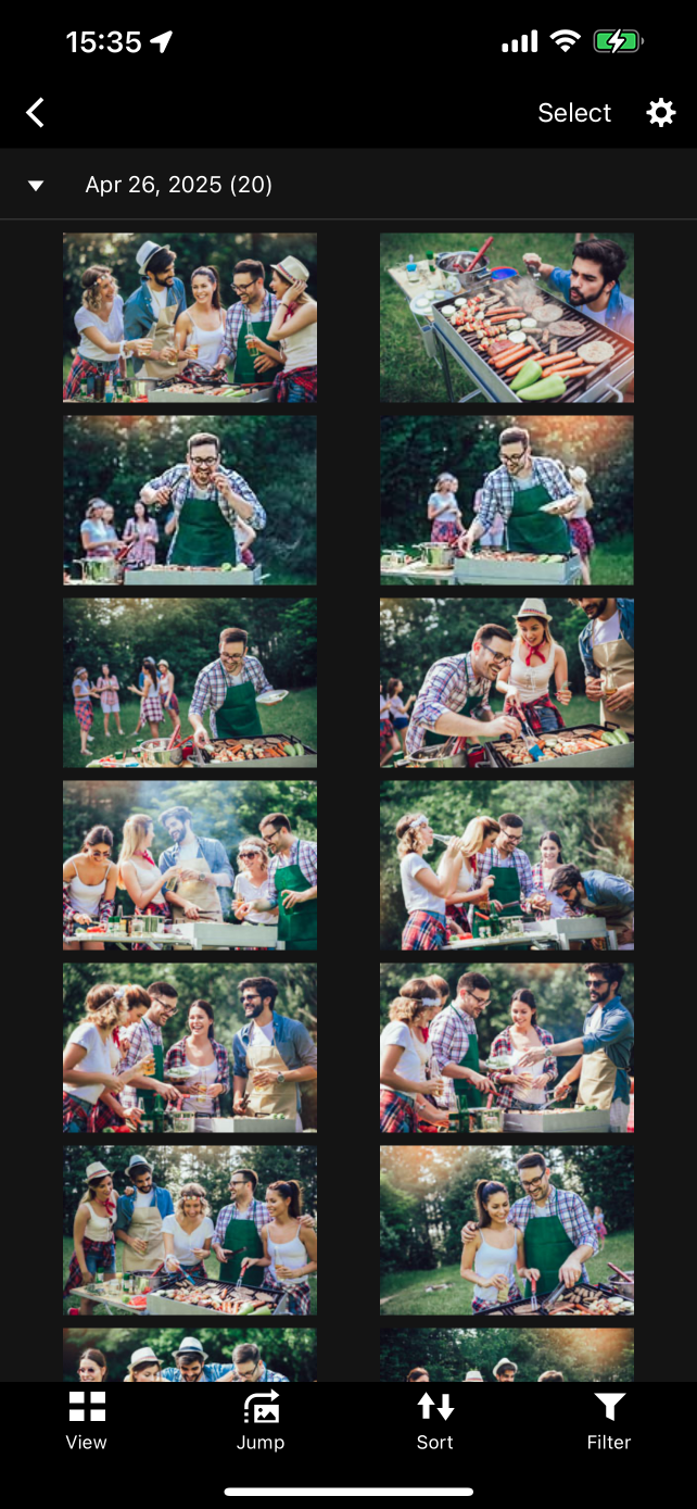 screen image