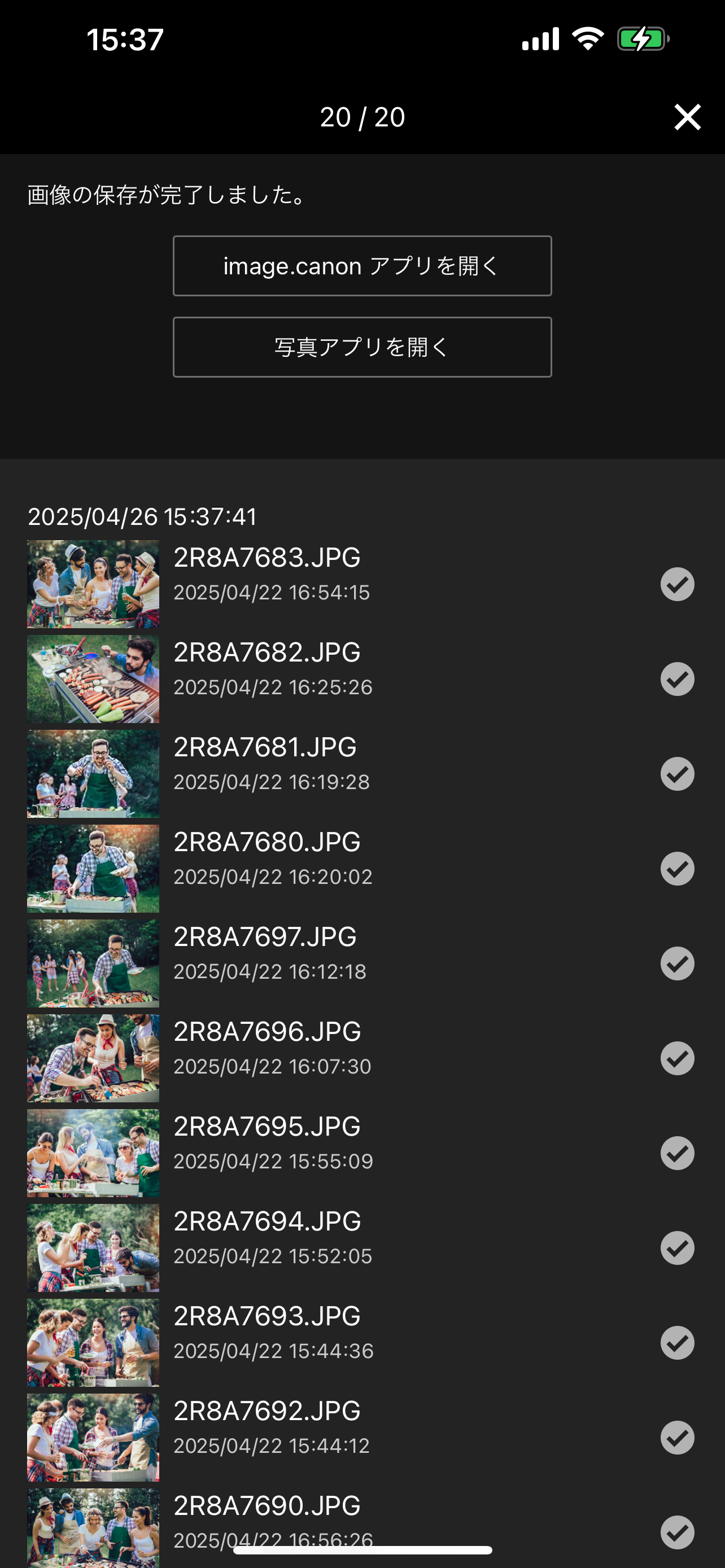 screen image