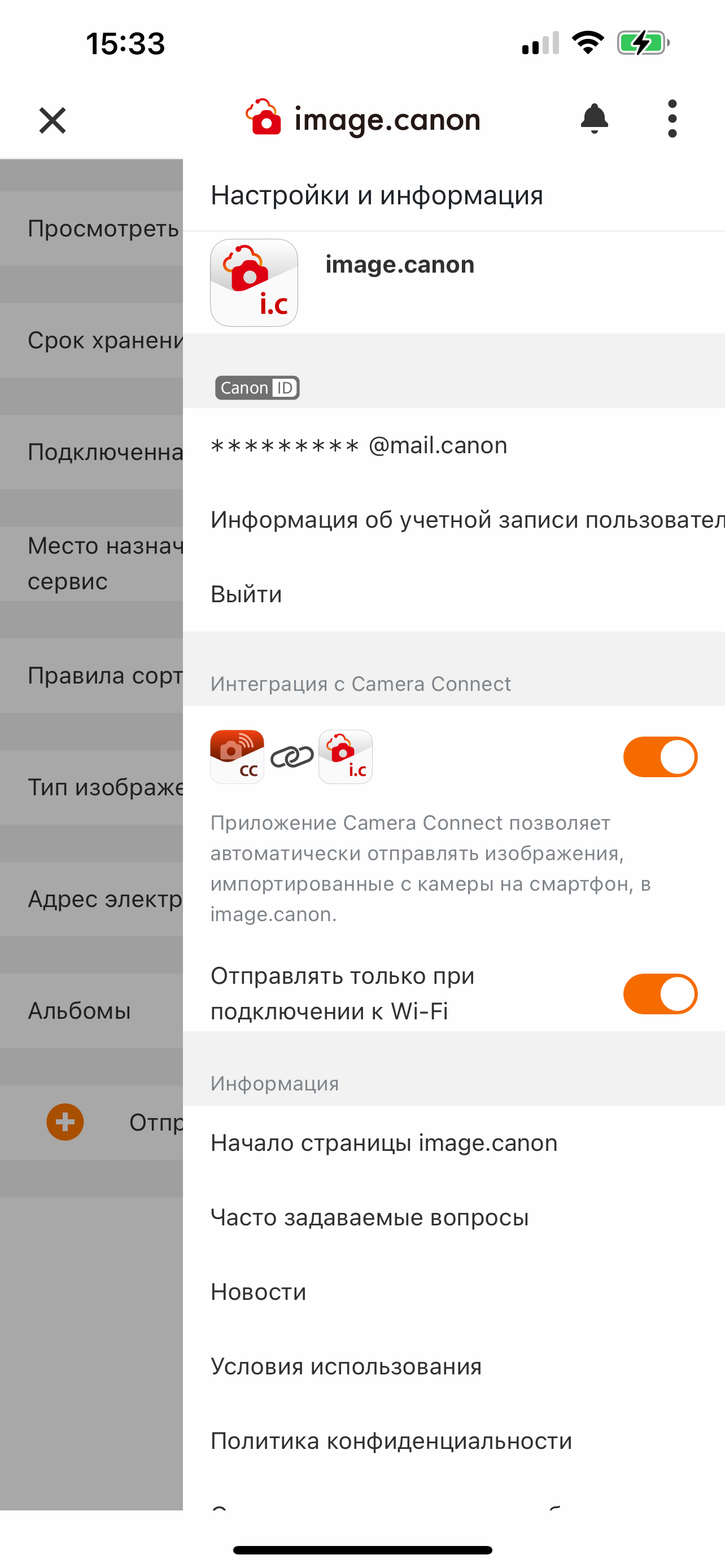 screen image